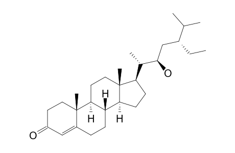 HALOSTEROL-A;(22R,24R)-24-ETHYL-3-OXOCHOLEST-4-EN-22-OL