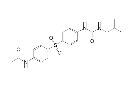 1-[p-(N-acetylsulfanilyl)phenyl]-3-isobutylurea