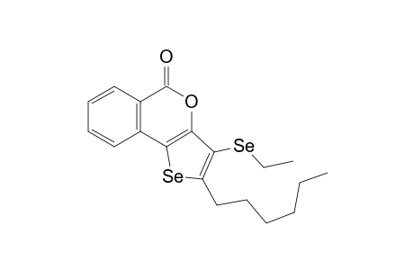 3-(Ethylselanyl)-2-n-hexyl-5H-selenopheno[3,2-c]isochromen-5-one