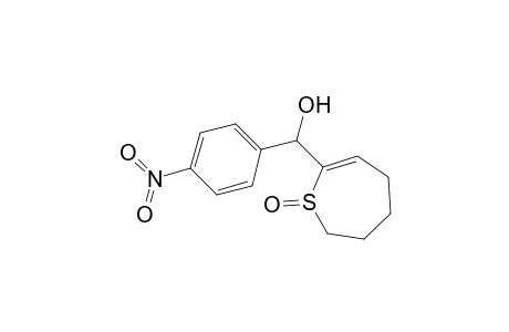 2-Thiepinmethanol, 4,5,6,7-tetrahydro-.alpha.-(4-nitrophenyl)-, 1-oxide, (R*,R*)-