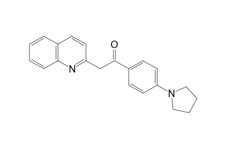 1-(4-(pyrrolidin-1-yl)phenyl)-2-(quinolin-2-yl)ethanone