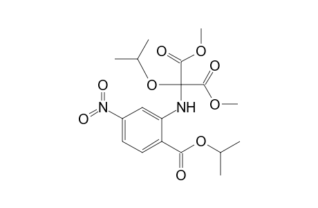 Isopropyl 2-[N-(dimethoxycarbonyl)(isopropyloxy)methyl]amino-4-nitrobenzoate