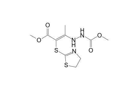 Dimethyl 2-[(2'-thiazolinyl)thio]-4,5-diaza-3-methylhex2-ene-1,6-dicarboxylate