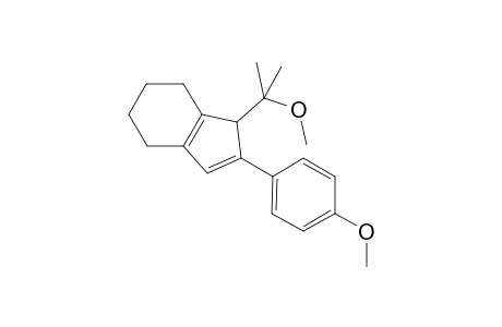 2-(4-Methoxyphenyl)-1-(2-methoxypropan-2-yl)-4,5,6,7-tetrahydro-1H-indene