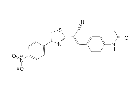 acetamide, N-[4-[(E)-2-cyano-2-[4-(4-nitrophenyl)-2-thiazolyl]ethenyl]phenyl]-