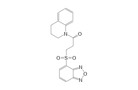 quinoline, 1-[3-(2,1,3-benzoxadiazol-4-ylsulfonyl)-1-oxopropyl]-1,2,3,4-tetrahydro-