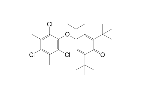 2,4,6-tri-tert-butyl-4-[(2,4,6-trichloro-3,5-xylyl)oxy]-2,5-cyclohexadien-1-one