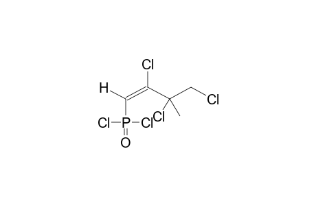(E)-2,3,4-TRICHLORO-3-METHYL-1-BUTENYLDICHLOROPHOSPHONATE