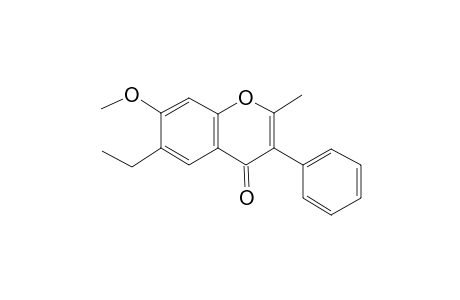 6-Ethyl-7-methoxy-2-methyl-3-phenyl-4H-chromen-4-one
