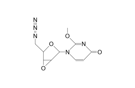 1-(5-Azido-5-deoxy-2,3-epoxy-B-D-lyxofuranosyl)-2-O-methyl-uracil