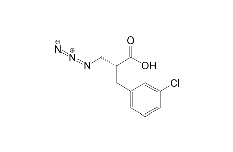 (R)-.beta.-Azido-.alpha.-(m-chlorophenylmethyl)propanoic acid