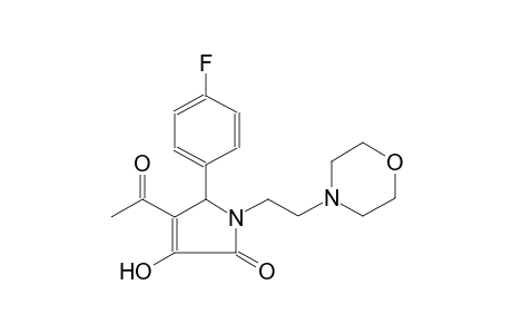 Pyrrol-2(5H)-one, 4-acetyl-5-(4-fluorophenyl)-3-hydroxy-1-[2-(4-morpholyl)ethyl]-