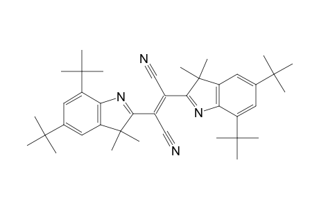 2-Butenedinitrile, 2,3-bis[5,7-bis(1,1-dimethylethyl)-3,3-dimethyl-3H-indol-2-yl]-, (E)-