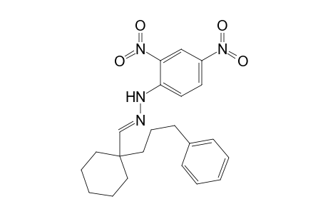Cyclohexanecarboxaldehyde, 1-(3-phenylpropyl)-, (2,4-dinitrophenyl)hydrazone