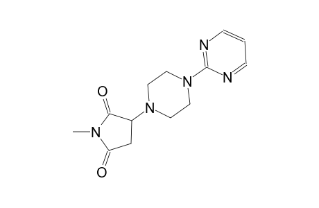 1-methyl-3-[4-(2-pyrimidinyl)-1-piperazinyl]-2,5-pyrrolidinedione