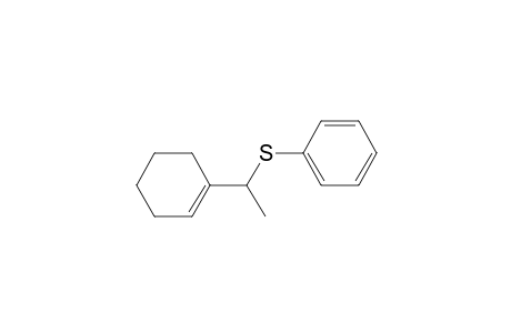 Benzene, [[1-(1-cyclohexen-1-yl)ethyl]thio]-, (.+-.)-