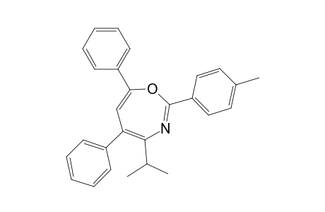 1,3-Oxazepine, 4-(1-methylethyl)-2-(4-methylphenyl)-5,7-diphenyl-