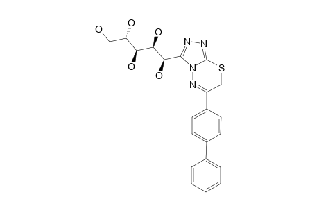 6-[(PARA-PHENYL)-PHENYL]-3-(D-GLUCO-PENTITOL-1-YL)-7H-1,2,4-TRIAZOLO-[3,4-B]-[1,3,4]-THIADIAZINE