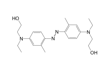 2-[N-ethyl-4-[4-[ethyl(2-hydroxyethyl)amino]-2-methyl-phenyl]azo-3-methyl-anilino]ethanol