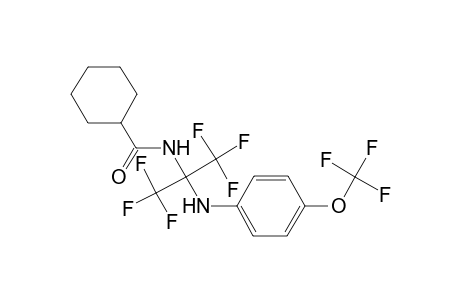 Cyclohexanecarboxylic acid, [2,2,2-trifluoro-1-(4-trifluoromethoxyphenylamino)-1-trifluoromethylethyl]amide