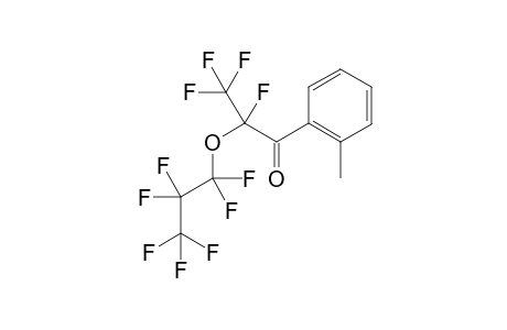 2,3,3,3-tetrafluoro-2-(1,1,2,2,3,3,3-heptafluoropropoxy)-1-(o-tolyl)propan-1-one