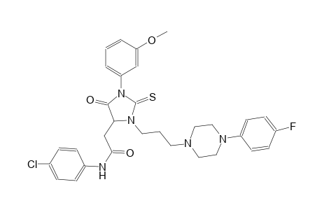 4-imidazolidineacetamide, N-(4-chlorophenyl)-3-[3-[4-(4-fluorophenyl)-1-piperazinyl]propyl]-1-(3-methoxyphenyl)-5-oxo-2-thioxo-