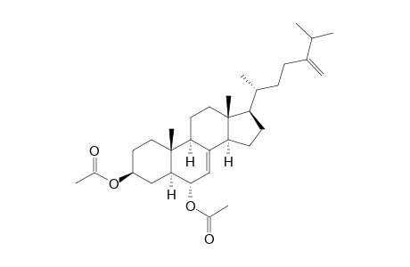 24-Methylene-5.alpha.-cholest-7-ene-3.beta.,6.alpha.-diol - Diacetate