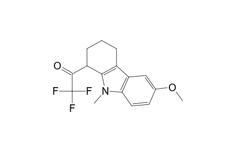 Ethanone, 2,2,2-trifluoro-1-(2,3,4,9-tetrahydro-6-methoxy-9-methyl-1H-carbazol- 1-yl)-
