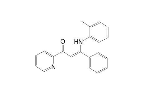 (Z)-3-Phenyl-1-(pyridin-2-yl)-3-(o-tolylamino)prop-2-en-1-one