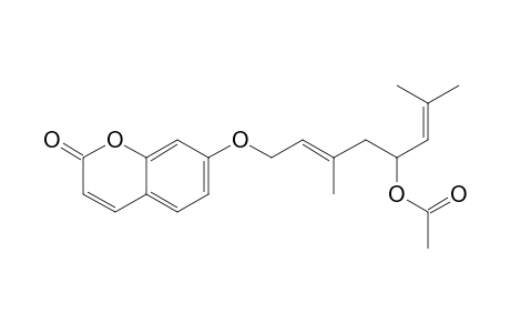 ACETOXYAURAPTEN;7-(5'-ACETOXY)-GERANYLOXYCOUMARIN