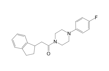 1-[4-(4-fluorophenyl)piperazin-1-yl]-2-indan-1-yl-ethanone