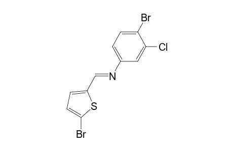 (4-bromo-3-chloro-phenyl)-(5-bromo-thiophen-2-ylmethylene)-amine
