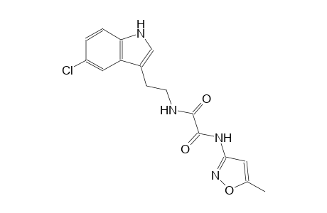 ethanediamide, N~1~-[2-(5-chloro-1H-indol-3-yl)ethyl]-N~2~-(5-methyl-3-isoxazolyl)-