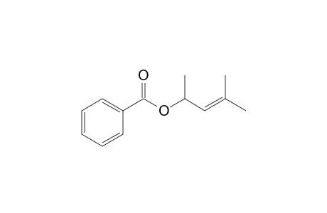 4-Methylpent-3-en-2-yl benzoate