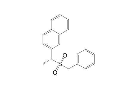 Naphthalene, 2-[1-[(phenylmethyl)sulfonyl]ethyl]-, (R)-