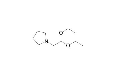 1-pyrrolidineacetaldehyde, diethyl acetal