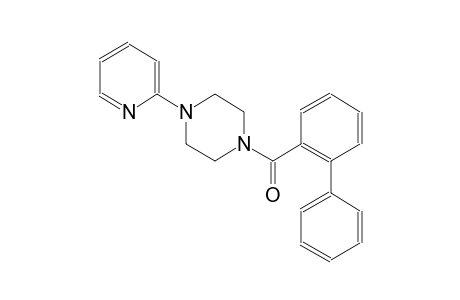 piperazine, 1-([1,1'-biphenyl]-2-ylcarbonyl)-4-(2-pyridinyl)-