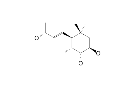 (3S,4S,5S,6S,9S)-3,4-Dihydroxy-5,6-dihydro-.beta.-ionol