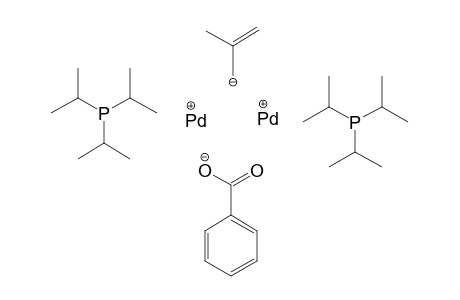 Mu-Benzoato-Mu-(2-methylally)-bis(triisopropylphosphan)dipalladium(I)