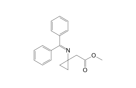 2-[1-(benzhydrylideneamino)cyclopropyl]acetic acid methyl ester