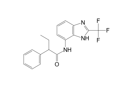 Benzeneacetamide, .alpha.-ethyl-N-[2-(trifluoromethyl)-1H-1,3-benzimidazol-7-yl]-