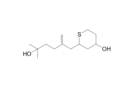 5-(4-Hydroxytetrahydro-2H-thiopyranylmethyl)-2-methyl-5-hexen-2-ol