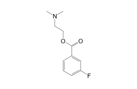 3-Fluorobenzoic acid, 2-dimethylaminoethyl ester