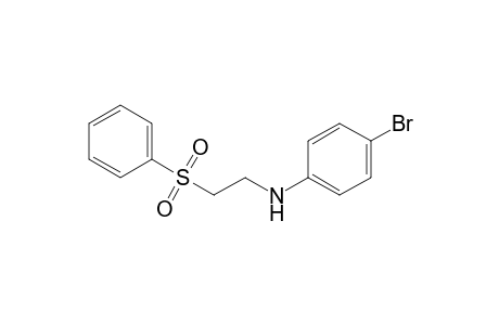 4-Bromo-N-(2-phenylsulfonylethyl)aniline