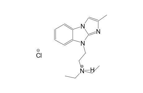 N,N-diethyl-2-(2-methyl-9H-imidazo[1,2-a]benzimidazol-9-yl)ethanaminium chloride