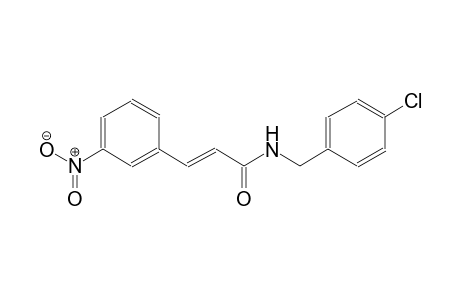 (2E)-N-(4-chlorobenzyl)-3-(3-nitrophenyl)-2-propenamide