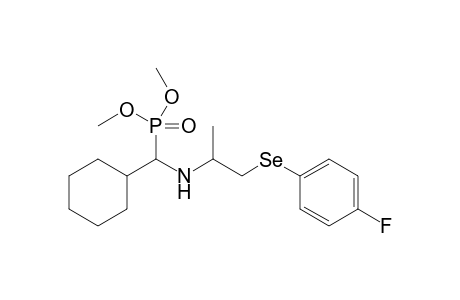 Dimethyl [Cyclohexyl({1-[(4-fluorophenyl)selanyl]propan-2-yl}-amino)methyl]phosphonate