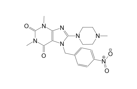 1,3-dimethyl-8-(4-methyl-1-piperazinyl)-7-(4-nitrobenzyl)-3,7-dihydro-1H-purine-2,6-dione