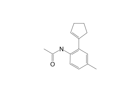 N-ACETYL-4-METHYL-2-(1-CYClOPENTENYL)-ANILINE