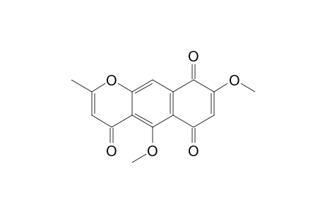 4H-Naphtho[2,3-b]pyran-4,6,9-trione, 5,8-dimethoxy-2-methyl-